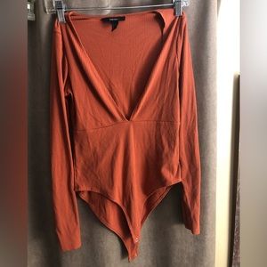 Burnt orange bodysuit